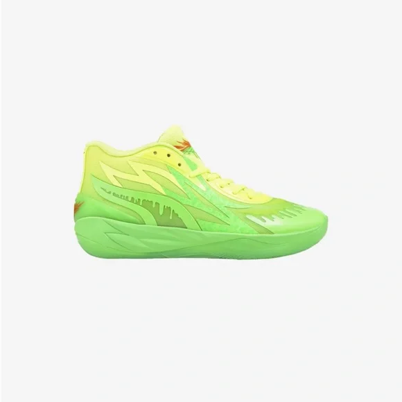 COPY - PUMA MB2 x Slime, Worn Once Puma MB.02 M.E.L.O. LaMelo Ball Nickelodeon Slime - Size 9.5  main image 3